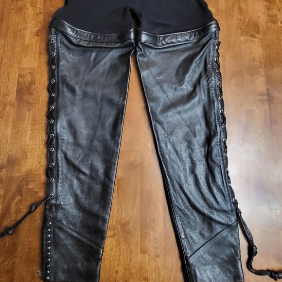 Harley Davidson ~ Sz 6     34W ~ 2 in 1 Pants / Shorts ~ *VERY GOOD Condition - Picture 3 of 5